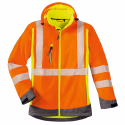 4PROTECT Warnschutz Softshelljacke HOUSTON