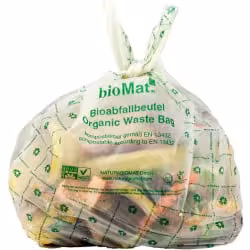 BIOMAT Bioabfallbeutel 20 Liter mit Henkel BBH-20-26
