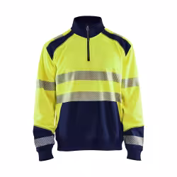BLAKLÄDER Warnschutz Zip-Sweatshirt 3556