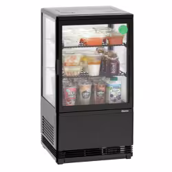 Bartscher Mini-Kühlvitrine 58L-SW 700358G