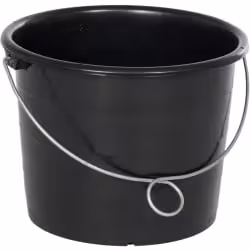 Baueimer schwarz