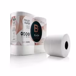 BlackSatino Toilettenpapier Weiß 062700