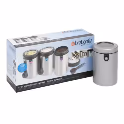 Brabantia Vorratsdose mit Fensterdeckel im Set 423703