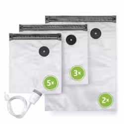 CASO Vacu Vakuumierbeutel ZIP-Adapter-Set