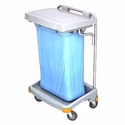 Cleankeeper Abfallsammelwagen I - 2 inkl. 1 Abfallsack 120 l - blau