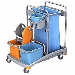 Cleankeeper Gerätewagen I - 3 2 x 20 l