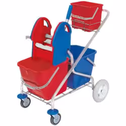 Cleankeeper Stufenwagen 12 mit Schiebegriff