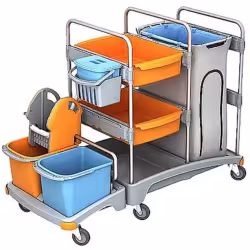 Cleankeeper Systemwagen I - 3 2 x 20 l