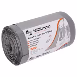 DEISS FIRST PLUS pcr Müllbeutel mit Tragegriff