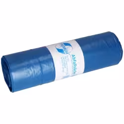 DEISS PREMIUM Abfallsack 120 Liter blau mit Zugband