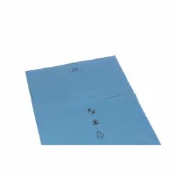 DEISS PREMIUM Abfallsack 180 Liter blau mit Seitenfalte