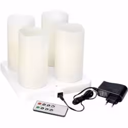 DUNI LED Stumpenkerzen 4er Set