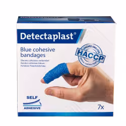 Detectaplast selbsthaftender Fixierverband Polyester/Viskose 90855
