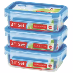 EMSA Clip & Close Frischhaltedosen 3-teiliges Set 508570