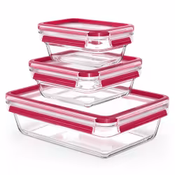 EMSA Clip&Close Frischhaltedosen Glas Set