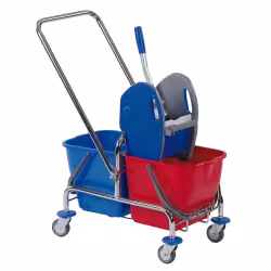 Floorstar Doppelfahrwagen mit Deichsel 2 x 25 l SOLID