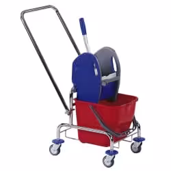 Floorstar Einfachfahrwagen 25 l mit Deichsel SOLID