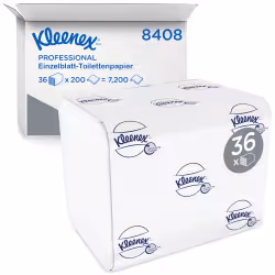 KLEENEX 200 Toilet Tissue für Einzelblattsystem  8408