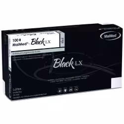 MaiMed - Black LX Einmalhandschuhe Latex 174449