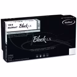 MaiMed - Black LX Einmalhandschuhe Latex 74446