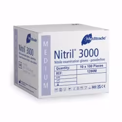 Meditrade Nitril 3000 Untersuchungshandschuh 1280M