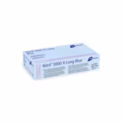 Meditrade Nitril 3000 x-long Blue Untersuchungshandschuh 1282M