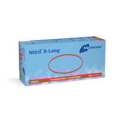 Meditrade Nitril 3000 x-long Blue Untersuchungshandschuh 1282S