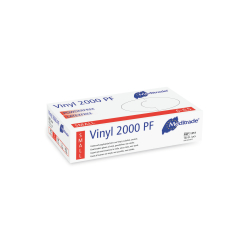 Meditrade Vinyl 2000 PF Untersuchungshandschuh 1251S