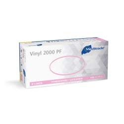 Meditrade Vinyl 2000 PF Untersuchungshandschuh 1251XL