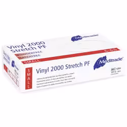 Meditrade Vinyl 2000 Strech PF Untersuchungshandschuh 1253XL