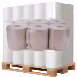 Midi-Handtuchrolle aus Recyclingpapier 1 Palette = 44 x 6 = 264 Rollen