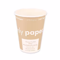 NATURESTAR Bio Kaffeebecher Only Paper
