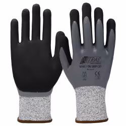 NITRAS Oil Grip Cut Schnittschutzhandschuhe 6360-XXL