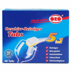 ORO-frisch-aktiv 5in1 Tabs Geschirr-Reiniger Tabs 05074