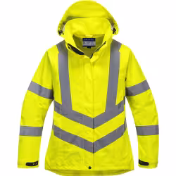 PORTWEST Damen Warnschutz-Regenjacke LW70 LW70