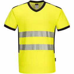 PORTWEST Warnschutz T-Shirt mit V-Ausschnitt PW310