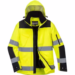 PORTWEST Warnschutz Winterjacke 3in1 C469