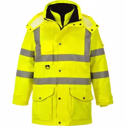 PORTWEST Warnschutz Winterjacke 7in1 S427 Traffic
