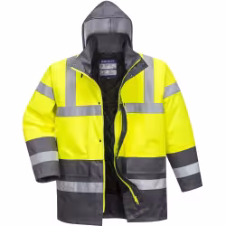 PORTWEST Warnschutz Winterjacke Kontrast Traffic