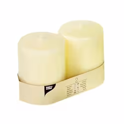 Papstar Ivory Stumpenkerzen 15362