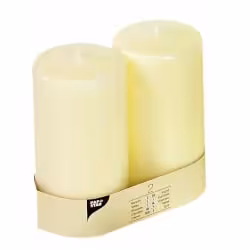 Papstar Ivory Stumpenkerzen 15363
