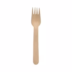 Papstar Pure Gabel Holz 89117