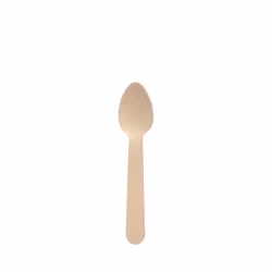 Papstar Pure Kaffeelöffel Holz 89120