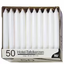 Papstar Tafelkerzen weiß 13800