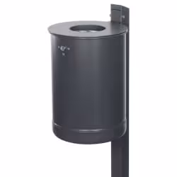 RENNER Abfallbehälter 50 l ungelocht 7039-15PB+7039-