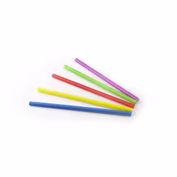 Sier Disposables Trinkhalm Papier assorti Maße (Ø x L): 10 mm x 24 cm