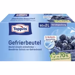 Toppits Gefrierbeutel Standboden Vorratspack  4008871208125