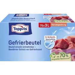 Toppits Gefrierbeutel Standboden Vorratspack  4008871208132