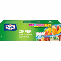 Toppits Zipper Vorratspack XL Allzweck-Beutel 4008871211057