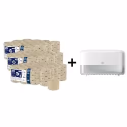 Tork Aktionsset 3x OptiServe Toilettenpapier + Spender T7 472640+558040